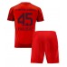 Maillot de foot Bayern Munich Aleksandar Pavlovic #45 Domicile vêtements enfant 2024-25 Manches Courtes (+ pantalon court)